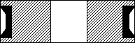 Plan meule joint plat et arêtes